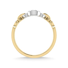 14K Yellow Gold Diamond 1/6 Ct.Tw. Fashion Ring