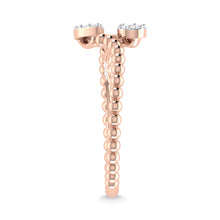 14K Rose Gold Diamond 1/6 Ct.Tw. Fashion Ring