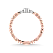 14K Rose Gold Diamond 1/10 Ct.Tw. Fashion Ring