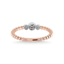 14K Rose Gold Diamond 1/10 Ct.Tw. Fashion Ring
