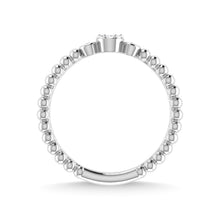 14K White Gold Diamond 1/10 Ct.Tw. Fashion Ring