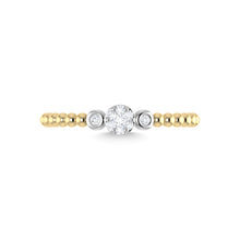 14K Yellow Gold Diamond 1/10 Ct.Tw. Fashion Ring