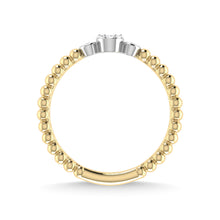 14K Yellow Gold Diamond 1/10 Ct.Tw. Fashion Ring