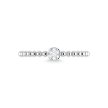 14K White Gold Diamond 1/20 Ct.Tw. Stackable Band