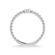 14K White Gold Diamond 1/20 Ct.Tw. Stackable Band