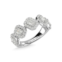 14K White Gold Diamond 1 5/8 Ct.Tw. Fashion Ring