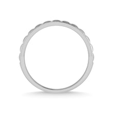 14K White Gold Diamond 1/2 Ct.Tw. Mens Machine Band