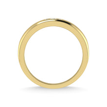 14K Yellow Gold Diamond 1/4 Ct.Tw. Mens Band