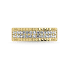 14K Yellow Gold Diamond 1/2 Ct.Tw. Mens Band