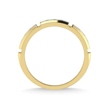 14K Rose Gold Diamond 1/2 Ct.Tw. Mens Machine Band