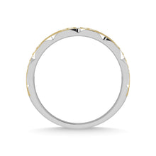 14K Yellow Gold Diamond 1/2 Ct.Tw. Mens Machine Band
