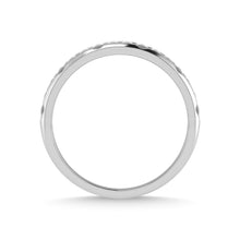 14K White Gold Diamond 1/2 Ct.Tw. Mens Machine Band - thediamondsq
