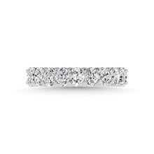 14K White Gold Diamond 3 1/6 Ct.Tw. Oval Shape Full Eternity Band