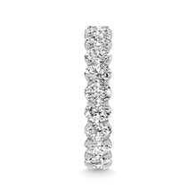 14K White Gold Diamond 3 1/6 Ct.Tw. Oval Shape Full Eternity Band