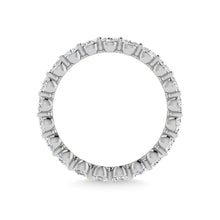 14K White Gold Diamond 3 1/6 Ct.Tw. Oval Shape Full Eternity Band
