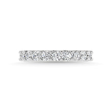 14K White Gold Diamond 1 Ct.Tw. Round Shape Full Eternity Band (Size 7)