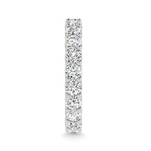 14K White Gold Diamond 1 Ct.Tw. Round Shape Full Eternity Band (Size 7)