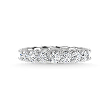 14K White Gold Diamond 3 5/8 Ct.Tw. Round Shape Full Eternity Band (Size 7)