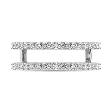 Diamond 1/2 Ct.Tw. Guard Ring in 14K White Gold
