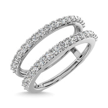 Diamond 1/2 Ct.Tw. Guard Ring in 14K White Gold