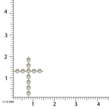 Diamond 1 Ct.Tw. Cross Pendant in 14K White Gold