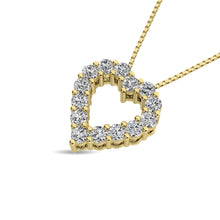 Diamond 1/4 Ct.Tw. Heart Pendant in 14K Yellow Gold