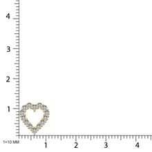 Diamond 1/4 Ct.Tw. Heart Pendant in 14K Yellow Gold