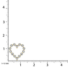 Diamond 1/2 Ct.Tw. Heart Pendant in 14K White Gold