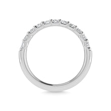 18K White Gold Diamond 1 1/10 Ct.Tw. Oval Shape Half Way Eternity Band