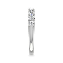 14K White Gold Diamond 1 3/4 Ct.Tw. Round Shape Half Way Band
