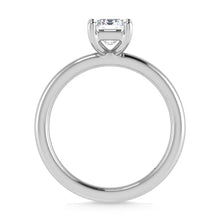 14K White Gold Lab Grown Diamond 2 Ct.Tw. Emerald Shape Solitaire Ring