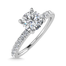 10K White Gold Lab Grown Diamond 1 Ct.Tw. Engagement Ring