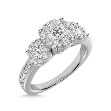 10K White Gold Lab Grown Diamond 1 Ct.Tw. Engagement Ring