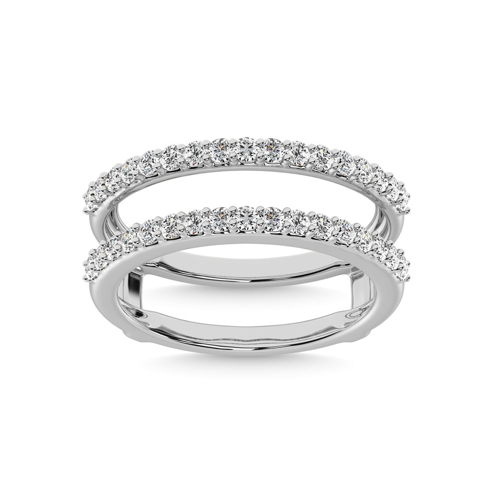 10K White Gold Lab Grown Diamond 1/2 Ct.Tw. Wraps And Enhancers