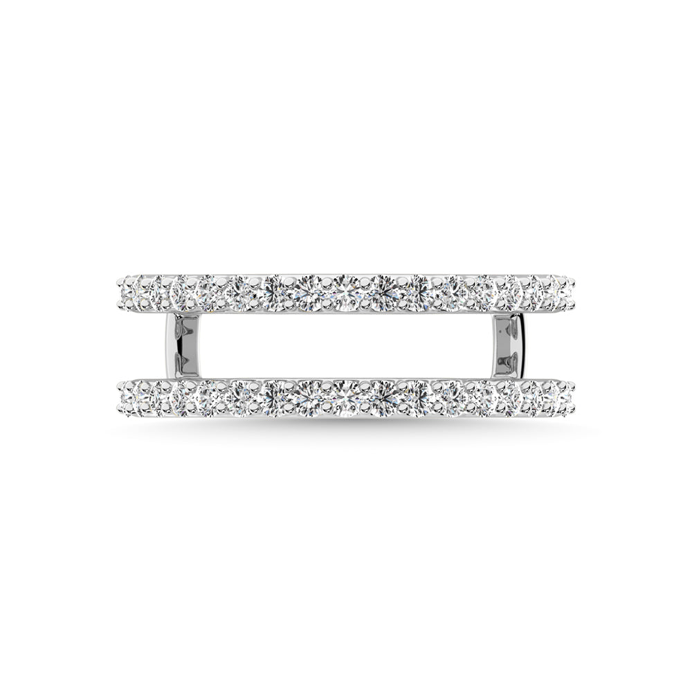 10K White Gold Lab Grown Diamond 1/2 Ct.Tw. Wraps And Enhancers
