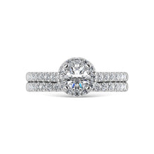 10K White Gold Lab Grown Diamond 2 Ct.Tw. Bridal Ring