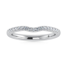 14K White Gold Lab Grown Diamond 1/6 Ct.Tw. Wedding Band