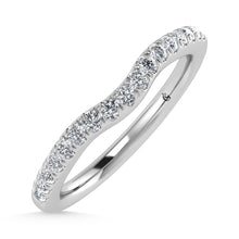 14K White Gold Lab Grown Diamond 1/6 Ct.Tw. Wedding Band