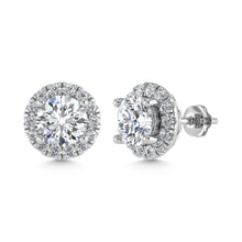 14K White Gold Lab Grown Diamond 5 Ct.Tw. Fashion Earrings