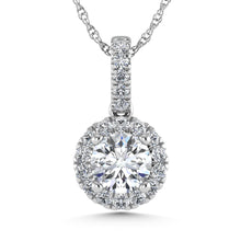 14K White Gold Lab Grown Diamond 2 5/8 Ct.Tw. Fashion Pendant