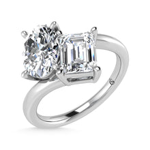14K White Gold Lab Grown Diamond 2 Ct.Tw. Solitaire Engagement Ring