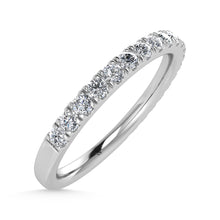 14K White Gold Lab Grown Diamond 3/8 Ct.Tw. Wedding Band