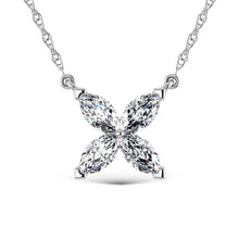10K White Gold Lab Grown Diamond 1 Ct.Tw. Fashion Necklace