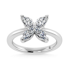 10K White Gold Lab Grown Diamond 1 Ct.Tw. Fashion Ring
