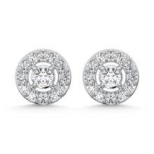 10K White Gold Lab Grown Diamond 1/3 Ct.Tw. Fashion Earrings