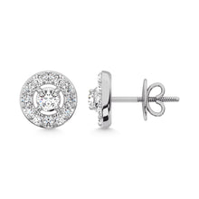 10K White Gold Lab Grown Diamond 1/3 Ct.Tw. Fashion Earrings