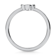 10K White Gold Lab Grown Diamond 1/6 Ct.Tw. Fashion Ring