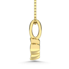 10K Yellow Gold Lab Grown Diamond 1/6 Ct.Tw. Fashion Pendant