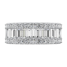 14K White Gold Lab Grown Diamond 1/2 Ct.Tw. Baguette Wedding Band