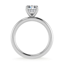 14K White Gold Lab Grown Diamond 1 1/2 Ct.Tw. Pear Shape Certified Engagement Ring (Center 1.5ct)